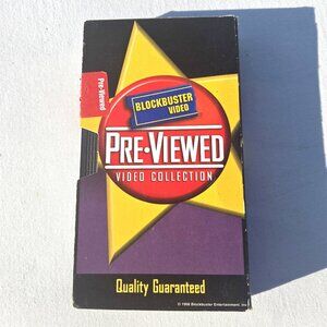 SOLD - Blockbuster Video Vintage Genuine Real Video Cassette Movie Heist